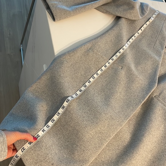 Express Grey wool pea coat XS - Picture 9 of 12